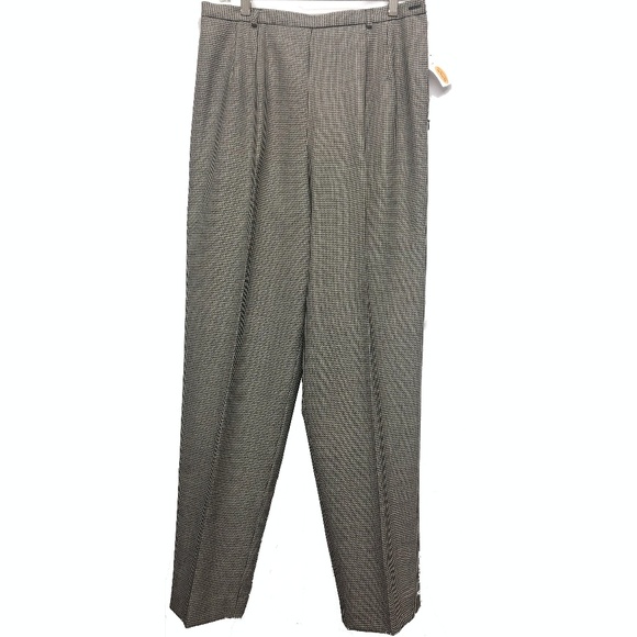 Talbots Pants - Talbots Wool Houndstooth Lined Dress Pants 12 NWT Talbots Pants - Talbots Wool Houndstooth Lined Dress Pants 12 NWT